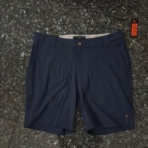 Margaritaville Blue Flat Front Shorts Classic Style